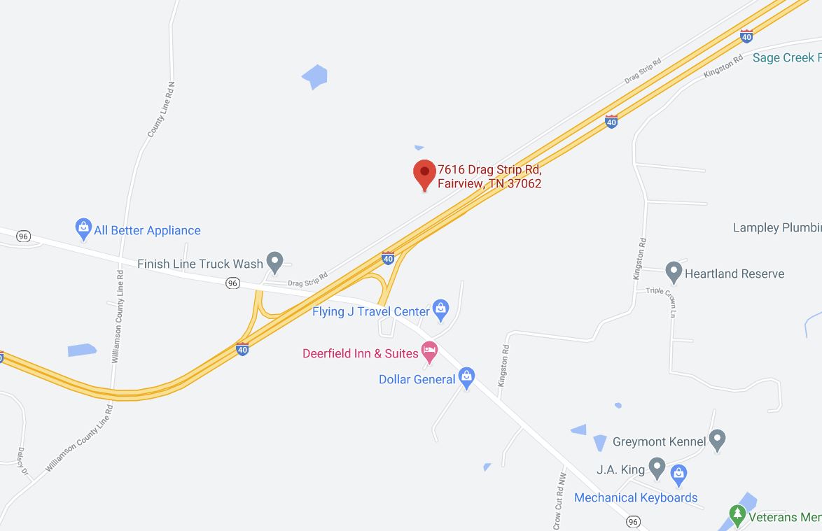 7616 Dragstrip Road. Fairview TN 37069 Loch Company